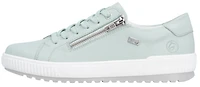 Pale Cyan Lace Up W Side Zip