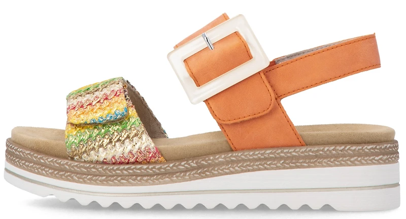 Orange/Multi 2 Strap W Backstrap