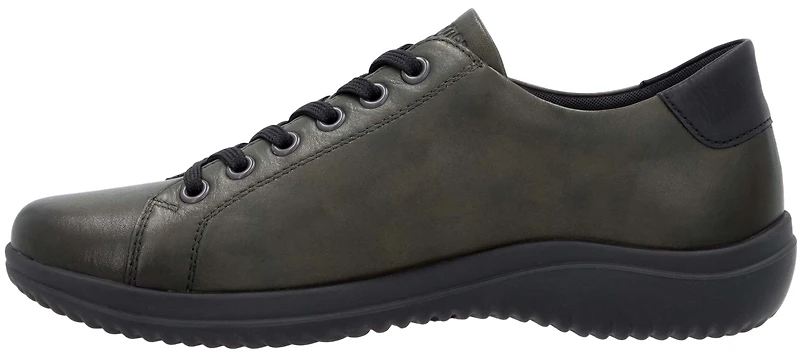 Leaf Lace Up W Side Zip