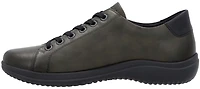 Leaf Lace Up W Side Zip