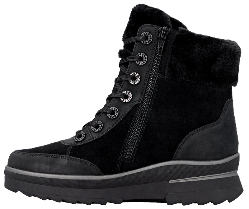 Black Lace Up Boot