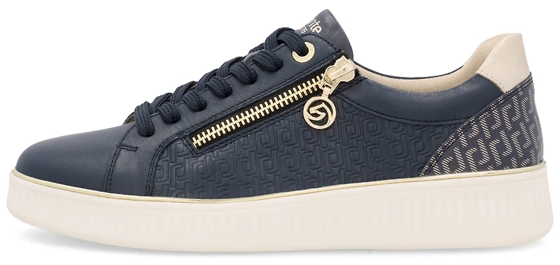 Pacific Blue Lace Up W Side Zip