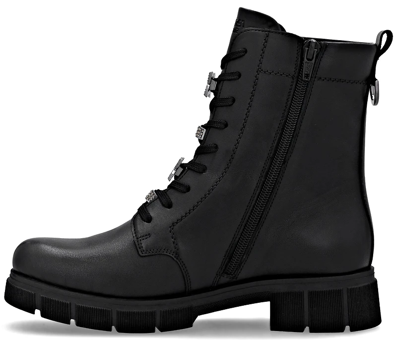Black Lace Up Boot