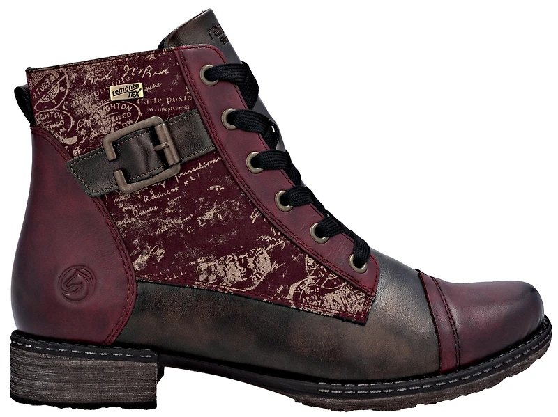 Vino Lace Up Fur Lined