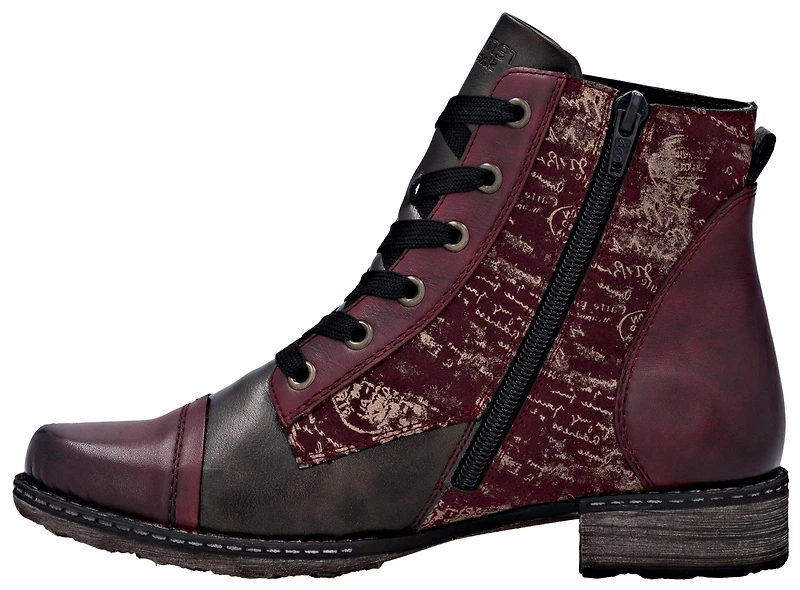 Vino Lace Up Fur Lined