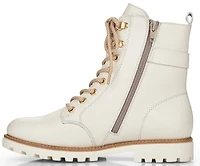 White Lace Up Boot