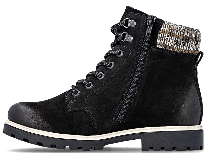 Black Lace Up Boot