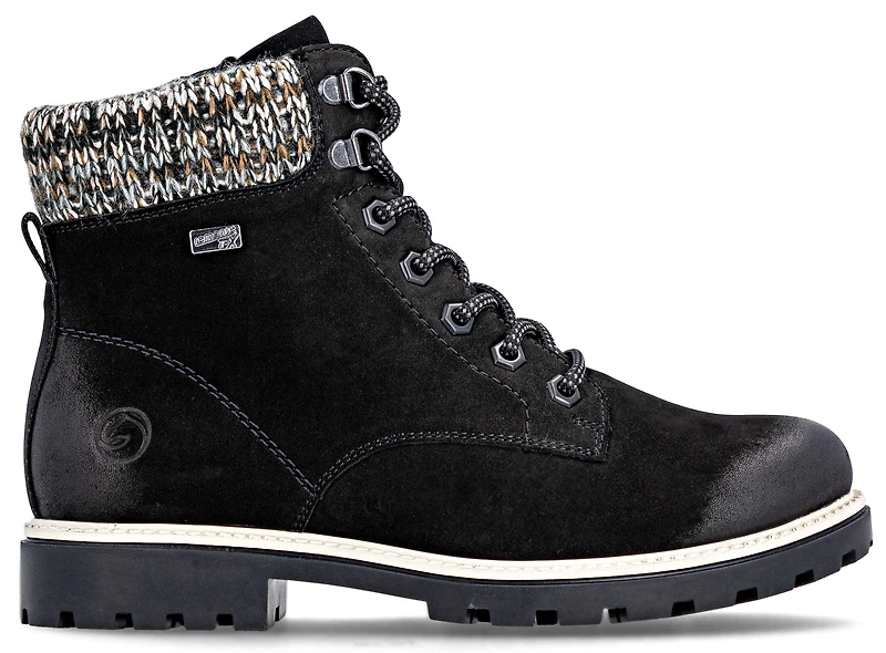 Black Lace Up Boot
