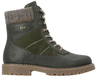 Leaf Green Lace Up Boot