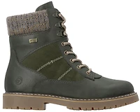 Leaf Green Lace Up Boot