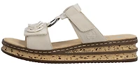 White/Black/Tan Wedge