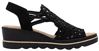 Black Stretch Sandal