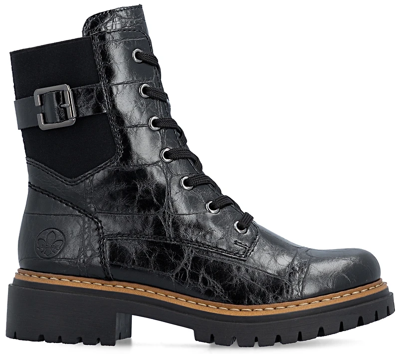 Black Lace Up Boot