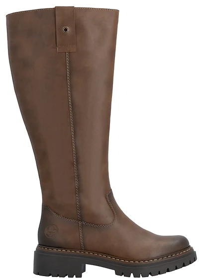 Brown Tall Side Zip