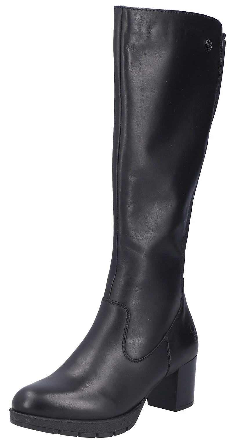 Black Tall Heeled Boot