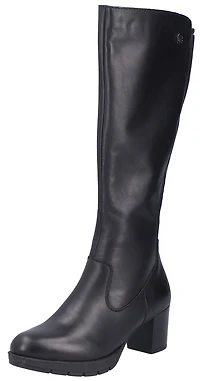 Black Tall Heeled Boot