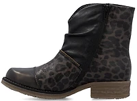 Grey Side Zip Boot