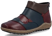 Red/Pacific Side Zip Boot