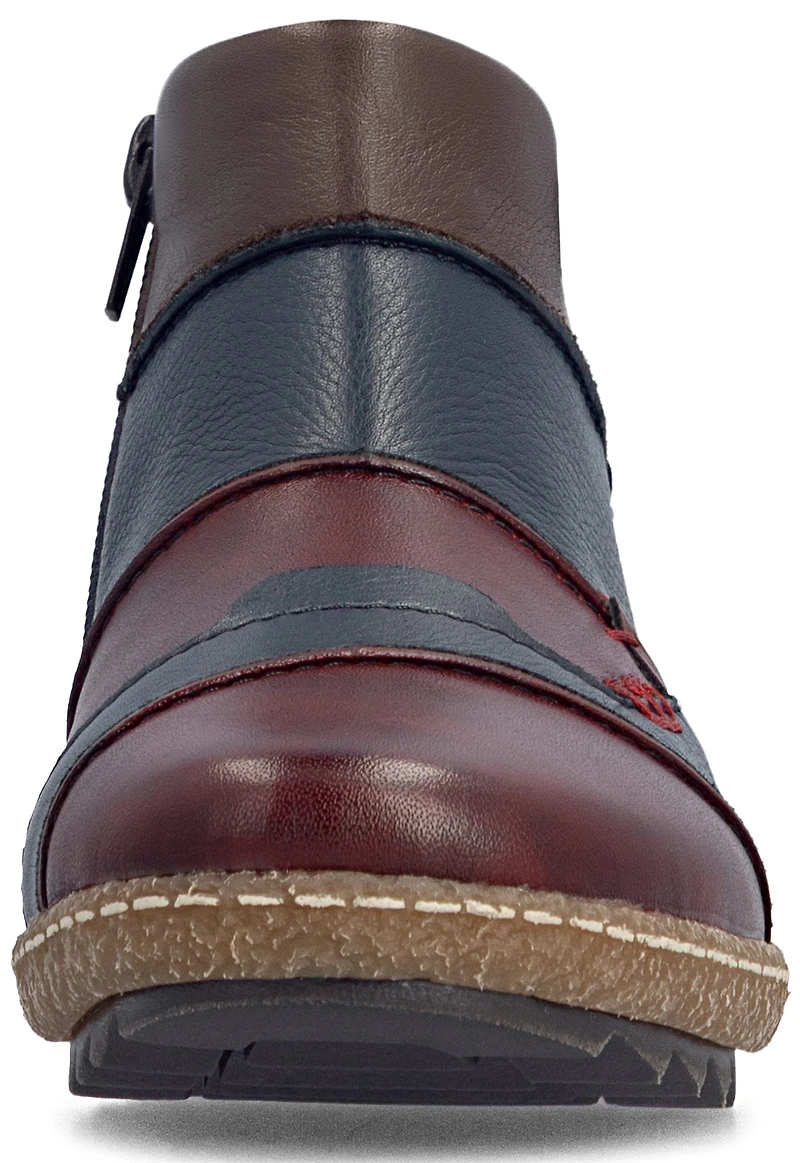 Red/Pacific Side Zip Boot