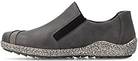 Grey Side Zip Shoe