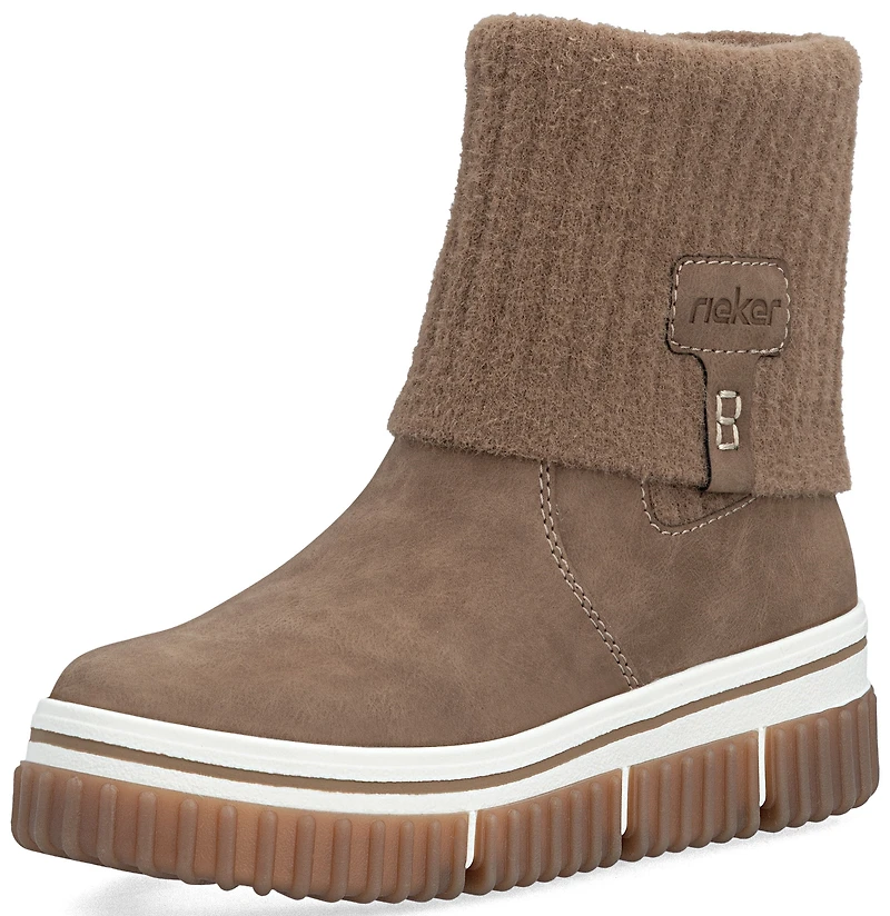 Wood Knit Foldover Boot