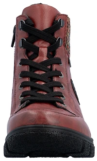Red Lace Up Boot