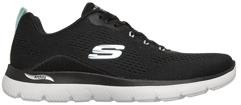 Arch Fit Summits-daily Flow Black/Lt Blue