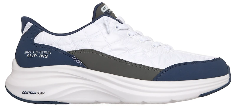 Slip-ins Countour Foam Cozy Fit White/Navy
