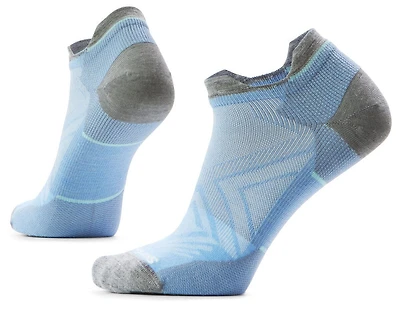 Women's Run Zero Cushion Low Ankle Socks Serene Blue