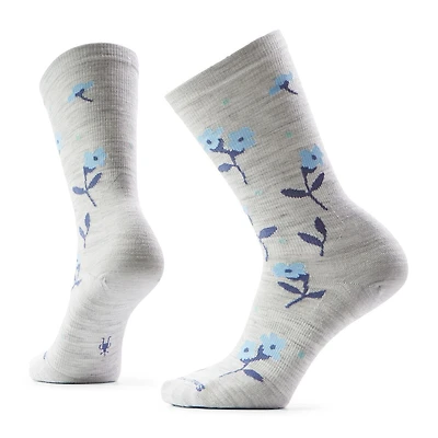Women's Everyday Garden Gala Crew Socks Ash