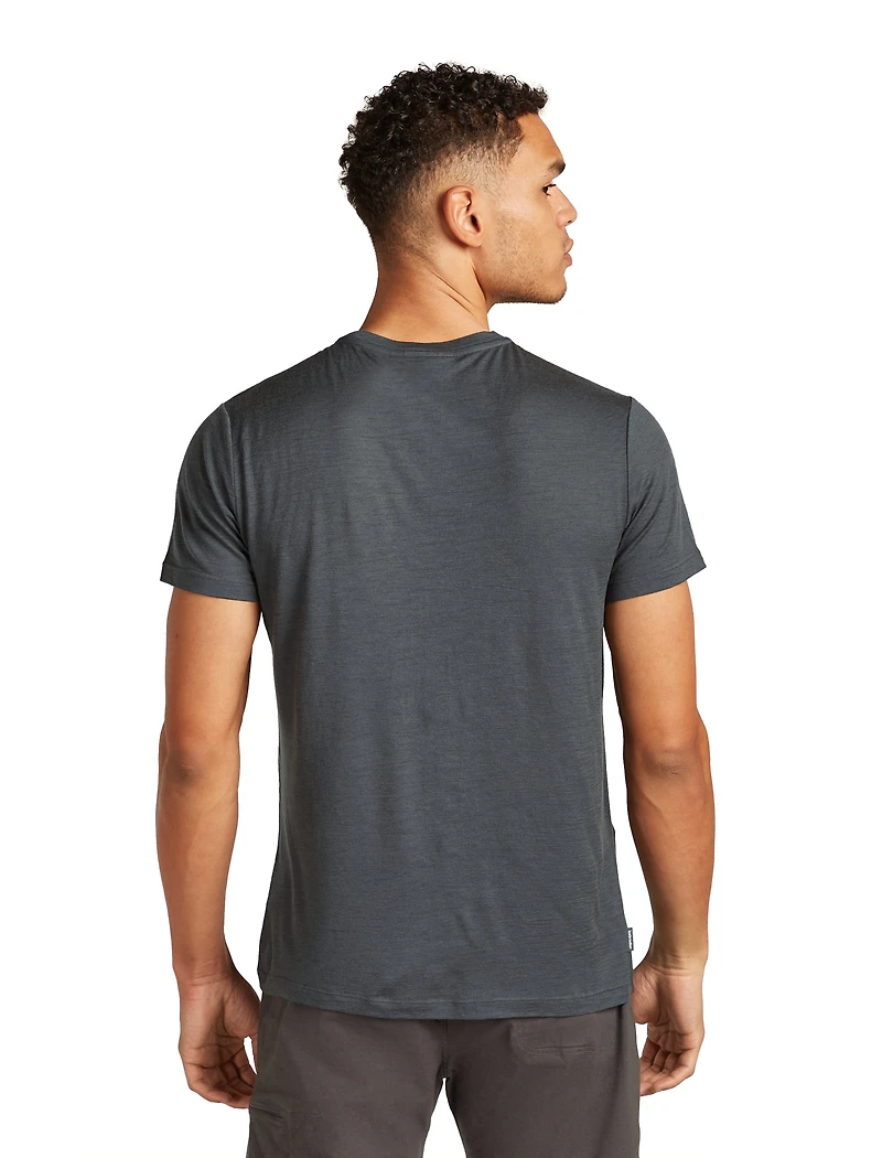 M Merino 150 Tech Lite SS Tee Sunset Camp Obsidian