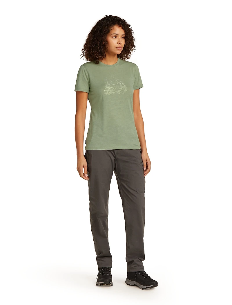 W Merino 150 Tech Lite SS Tee Van Camp Lichen
