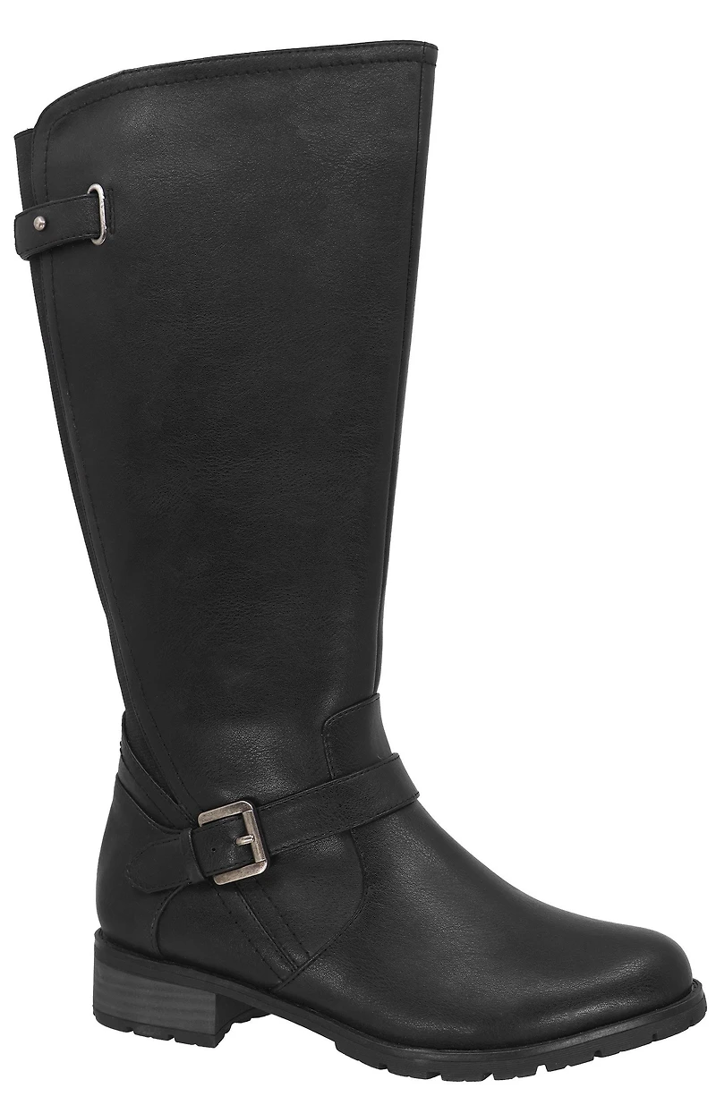 Queens03 Waterproof Wide Calf And Width Black