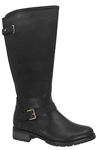 Queens03 Waterproof Wide Calf And Width Black