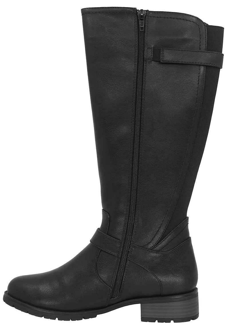 Queens03 Waterproof Wide Calf And Width Black