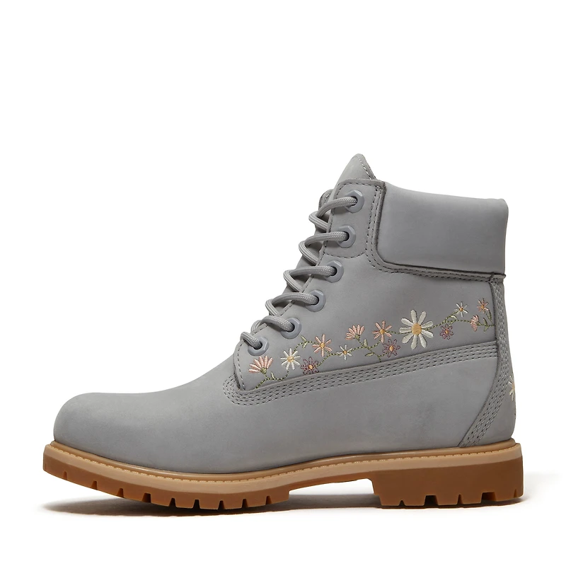 Womens 6inch Lace-up WP Boot Light Grey