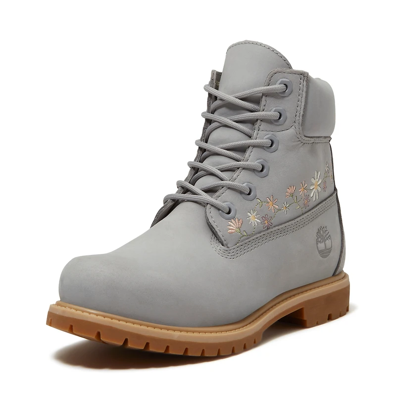 Womens 6inch Lace-up WP Boot Light Grey