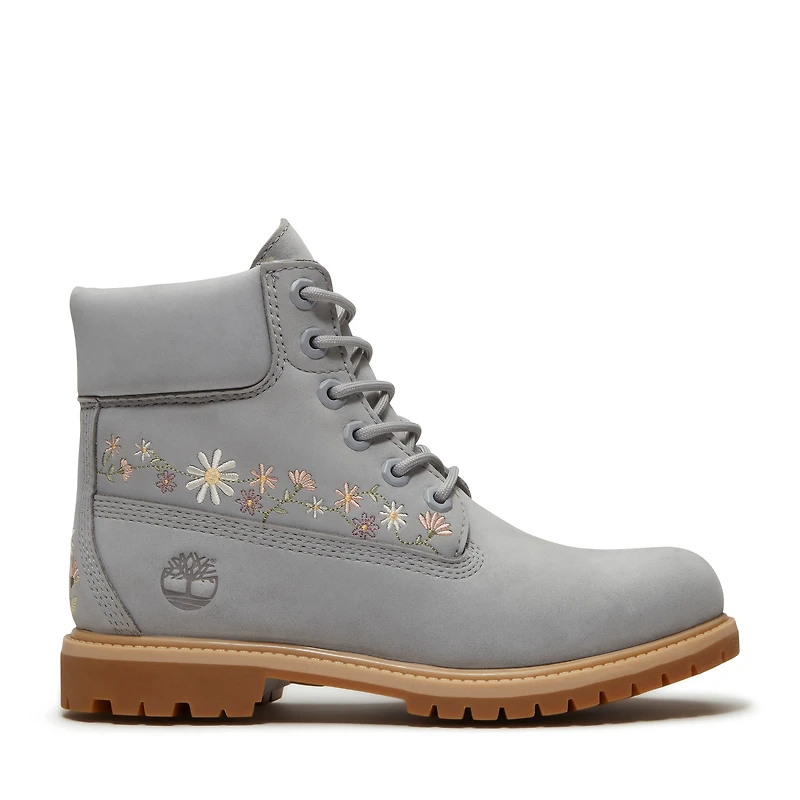 Womens 6inch Lace-up WP Boot Light Grey