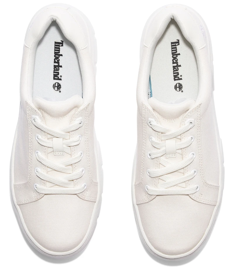 Laurel Court Low Lace Up White
