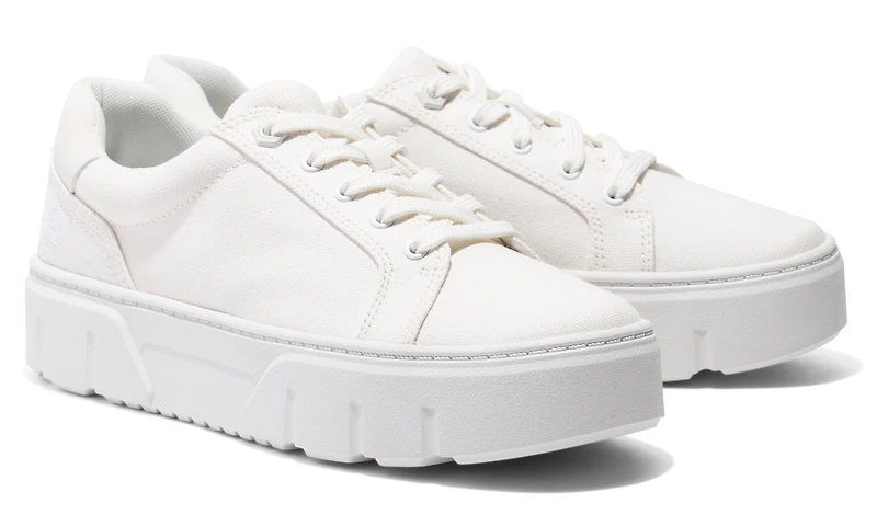 Laurel Court Low Lace Up White