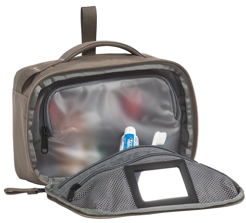 Base Camp Voyager Toiletry Kit Mushroom Grey/Mocha Brown