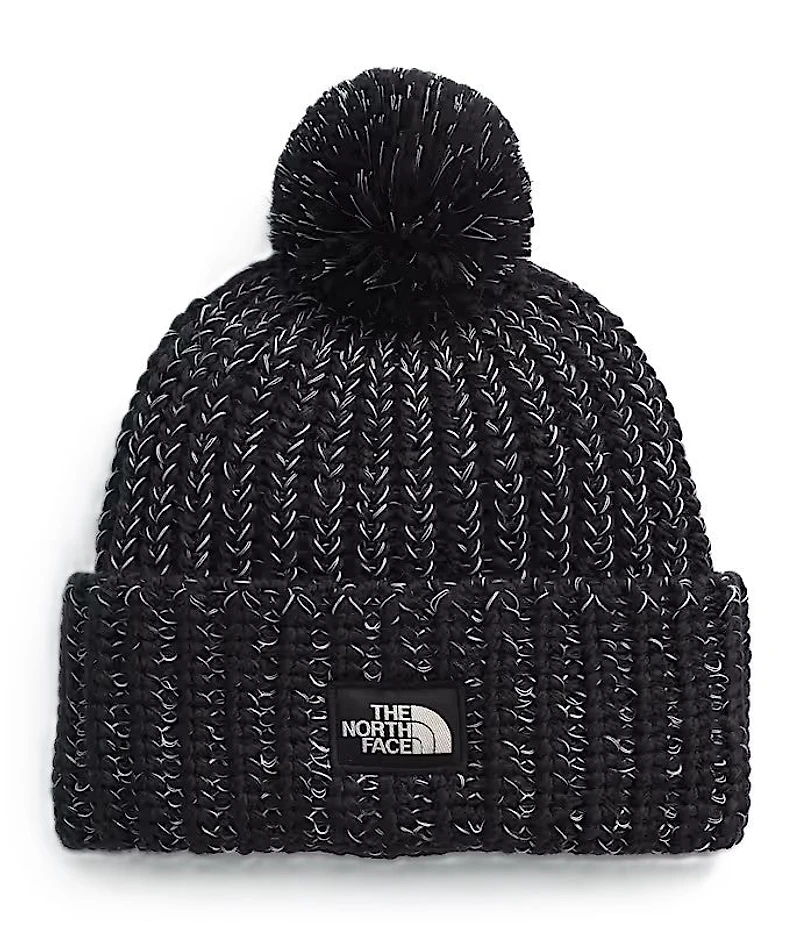 Cozy Chunky Cabin Beanie TNF Black/White Dune