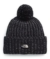 Cozy Chunky Cabin Beanie TNF Black/White Dune