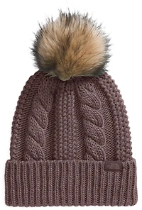 Women's Oh Mega Fur Pom Beanie Tawny Quartz
