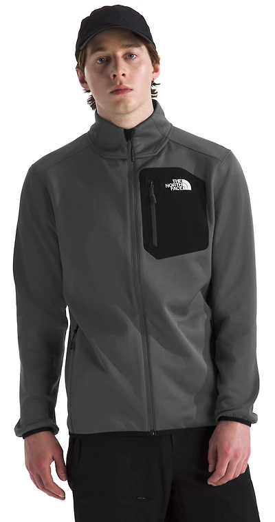 Men's Crest Full Zip Anthracite Grey/Tnf Black
