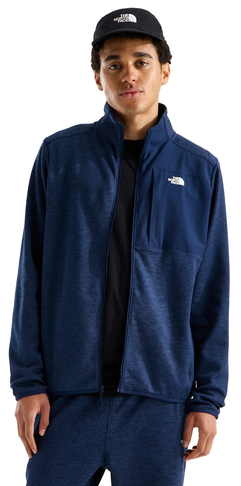 Men's TNF Performance Fleece Full Zip Jacket Summit Navy Dark Heather