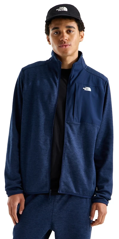 Men's TNF Performance Fleece Full Zip Jacket Summit Navy Dark Heather