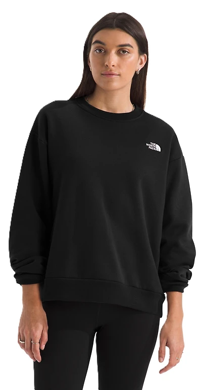Women's Evolution Simple Dome Oversized Crew TNF Black