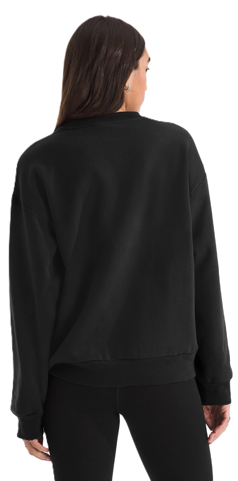 Women's Evolution Simple Dome Oversized Crew TNF Black