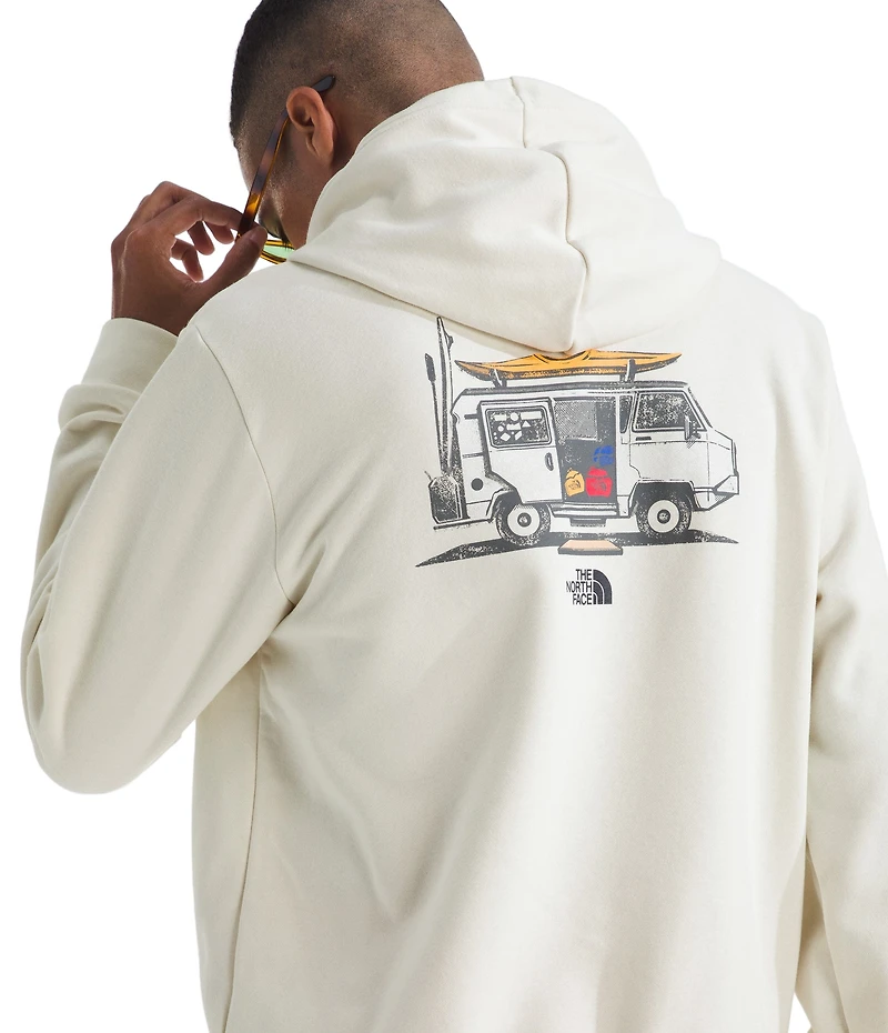 Men's Evolution Van Life Hoodie Graphic White Dune
